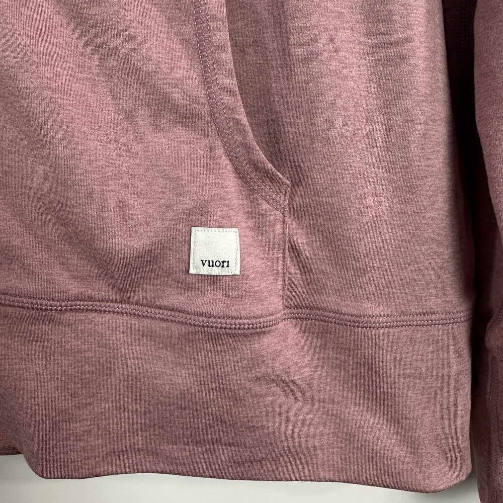 Vuori Zip-Up Halo Performance Hoodie 2.0 Womens Size XL Mauve Pink - Picture 6 of 10